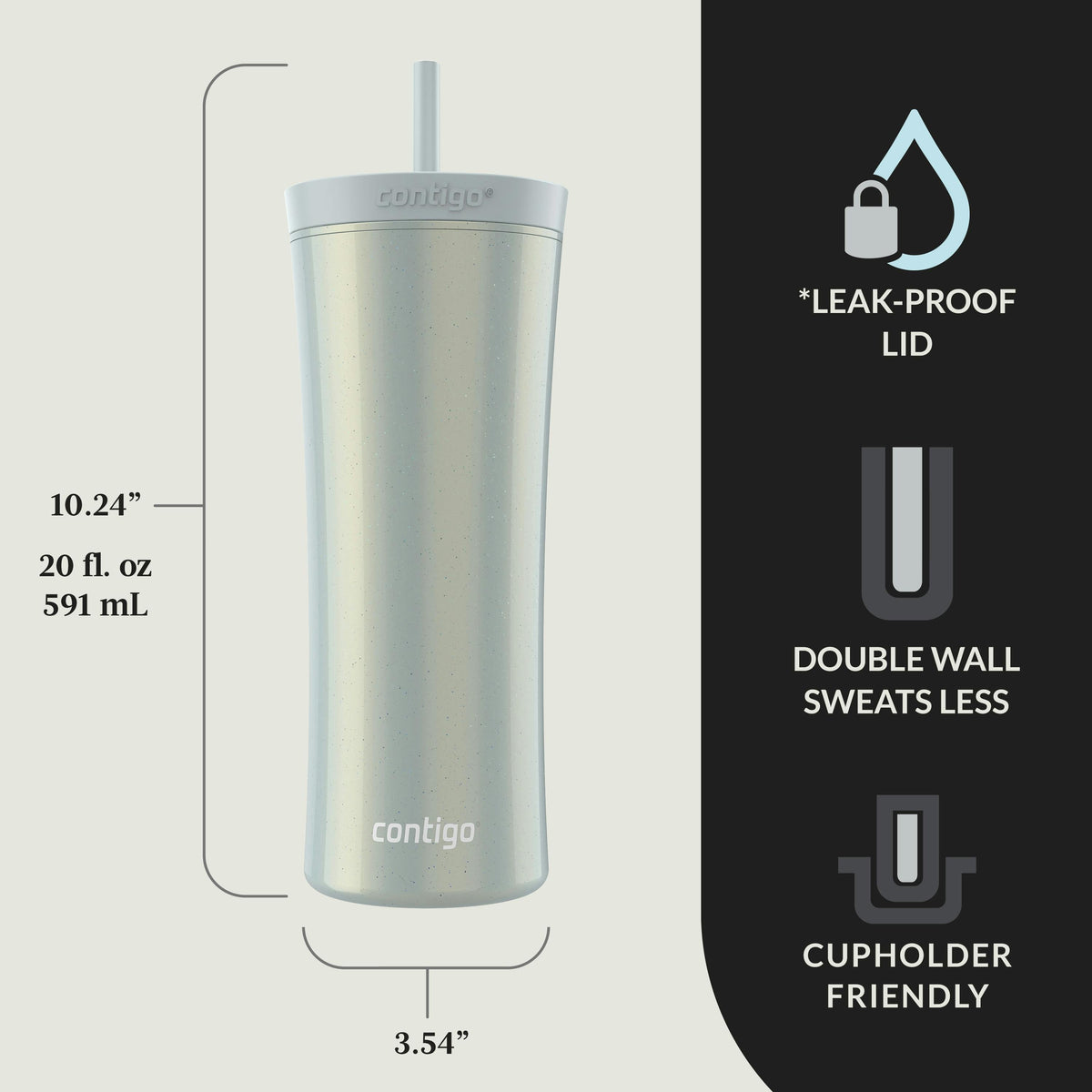 Contigo® AUTOCLOSE® Shake & Go® 20oz, Tumbler