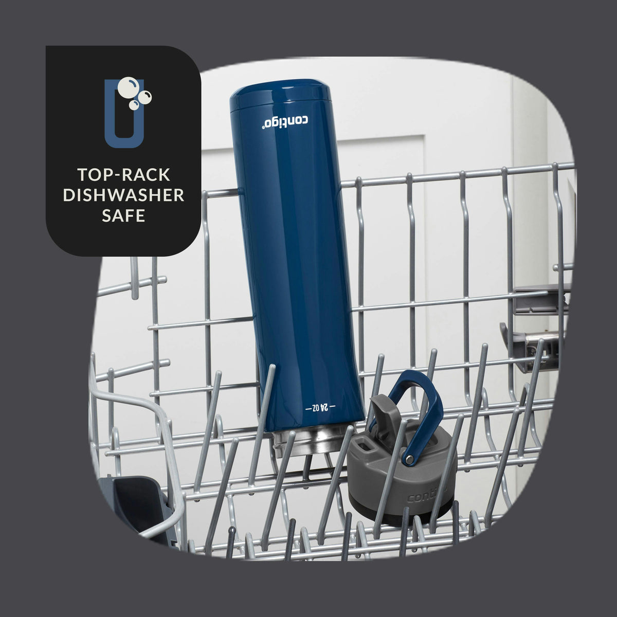 Contigo® Cortland Chill 2.0, 24oz., Stainless Steel Water Bottle with AUTOSEAL® Lid