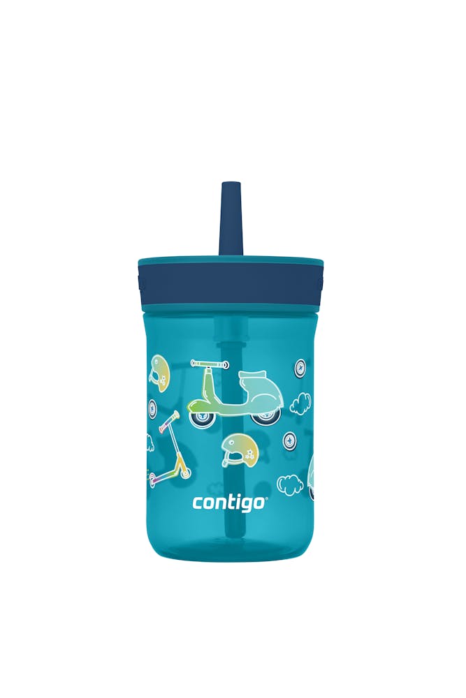 Kids’ Leighton Straw Tumbler with Spill-Proof Leak-Proof Lid, 14oz G0
