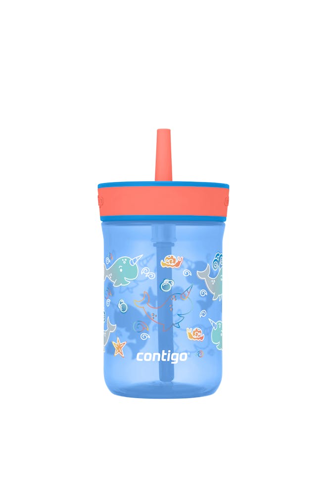 Kids’ Leighton Straw Tumbler with Spill-Proof Leak-Proof Lid, 14oz G0