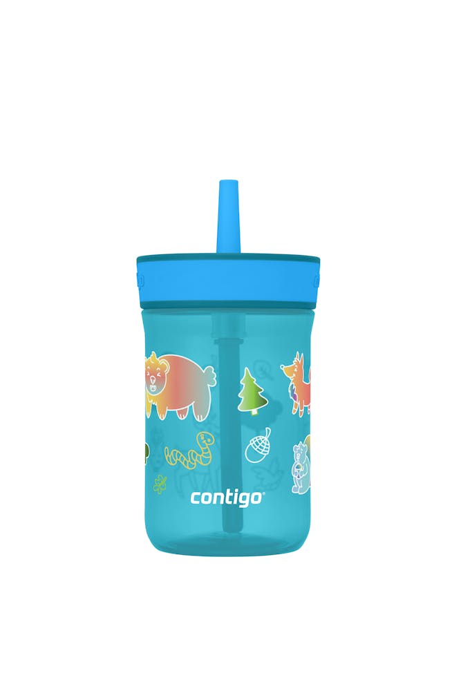 Kids’ Leighton Straw Tumbler with Spill-Proof Leak-Proof Lid, 14oz G0